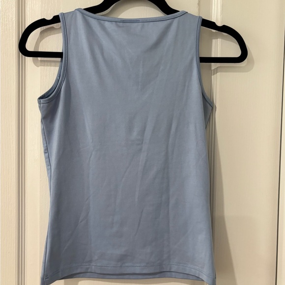 Jacob Light Blue V-Neck Top - Picture 2 of 3